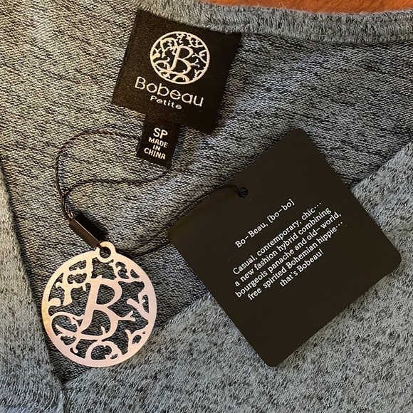 3/$18. 🌼NWT Bobeau knit top twist front size S petite - Picture 5 of 11